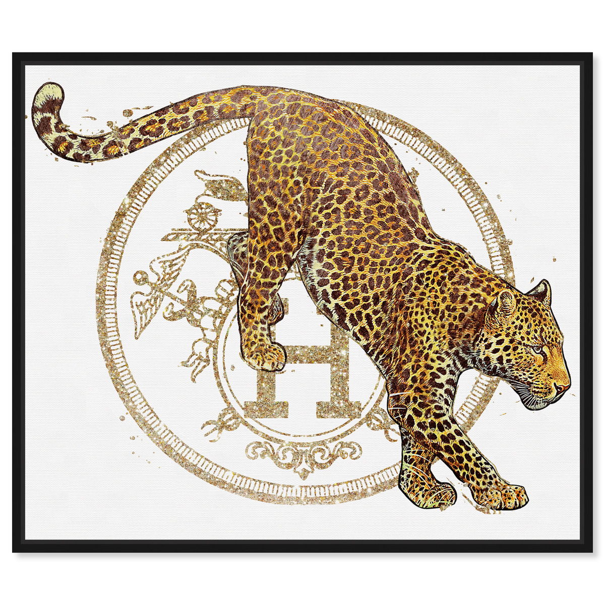 French Jaguar Pounce | Wall Art by Oliver Gal